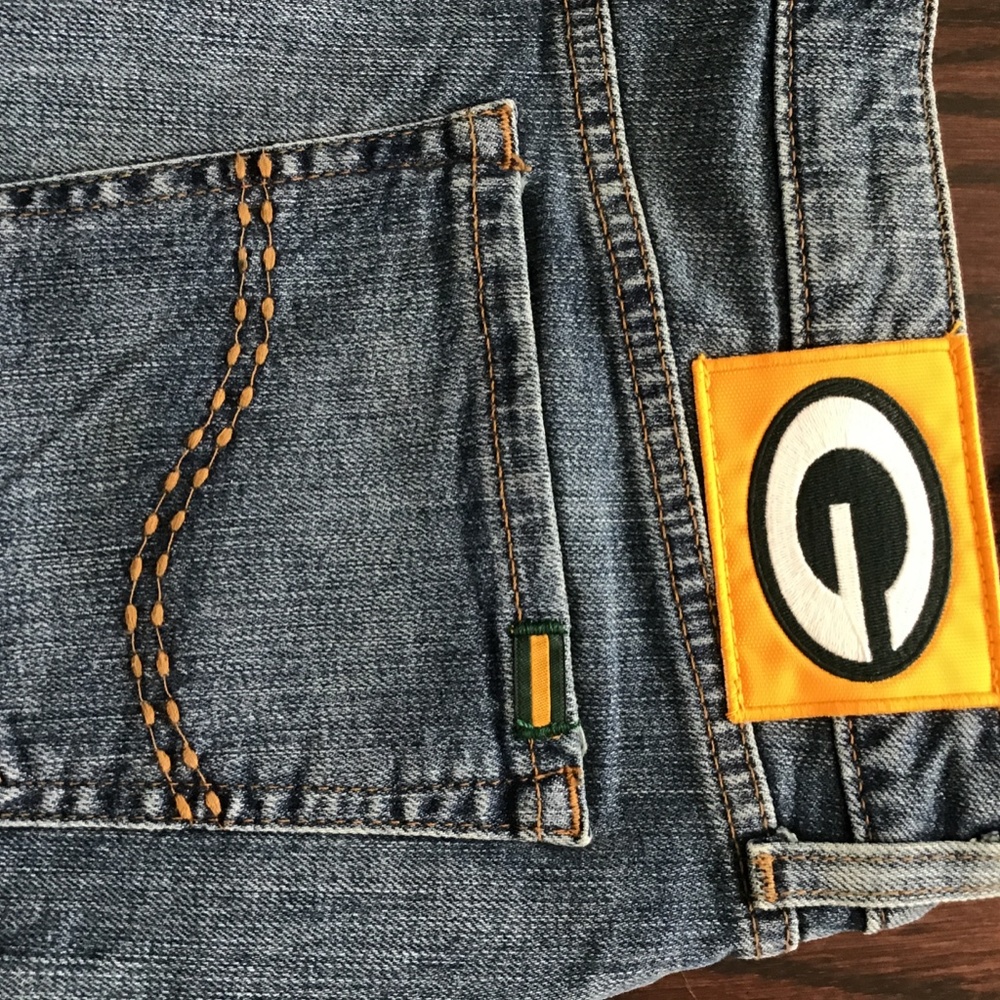 Denim Skirt NFL Green Bay Packers